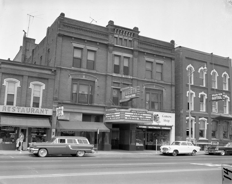 historical photo from matt Wilkinson Forum Theatre (Wuerth Theatre), Ypsilanti